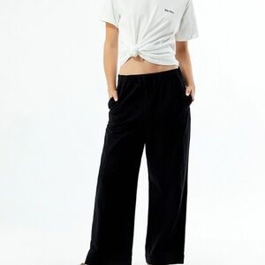 Rhythm Black Wide Leg Pants